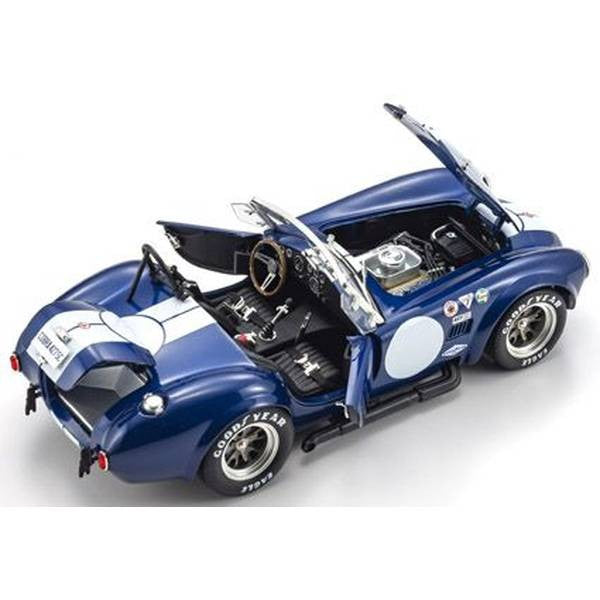 【新品】【お取り寄せ】[MDL] 1/18 シェルビー コブラ 427S/C(ブルー/ホワイトストライプ) 完成品 ミニカー(KS08048BLMW) 京商(20260131)
