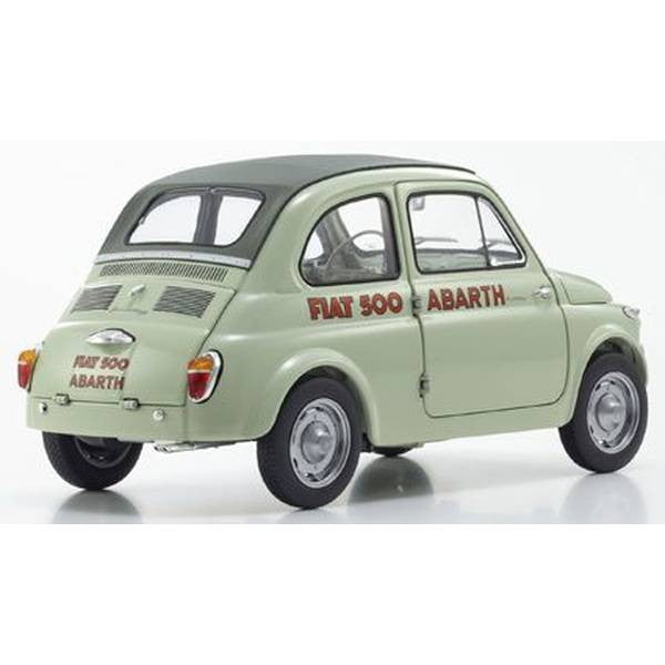 【予約安心出荷】[MDL] 1/18 フィアット ヌォーバ 500 エラボラツィオーネ アバルト レコード(グリーンクリア) 完成品 ミニカー(KS08966ALG) 京商(2025年12月)