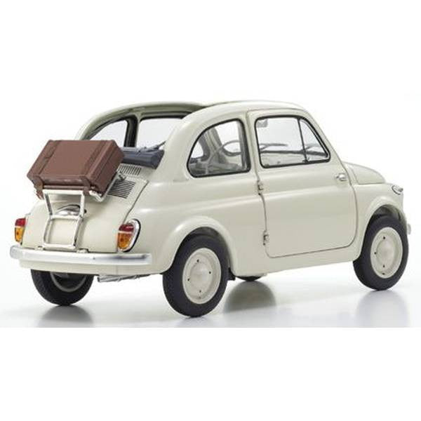 【予約安心出荷】[MDL] 1/18 フィアット ヌォーバ 500 アクセサリー付(アイボリー) 完成品 ミニカー(KS08966WA) 京商(2025年12月)