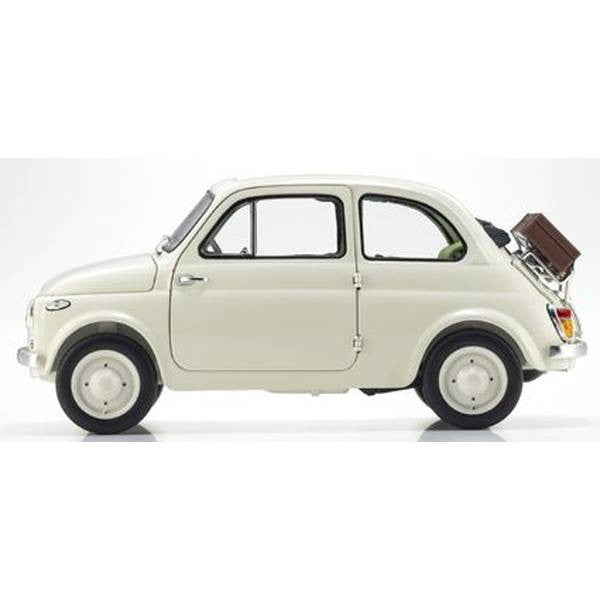 【予約安心出荷】[MDL] 1/18 フィアット ヌォーバ 500 アクセサリー付(アイボリー) 完成品 ミニカー(KS08966WA) 京商(2025年12月)