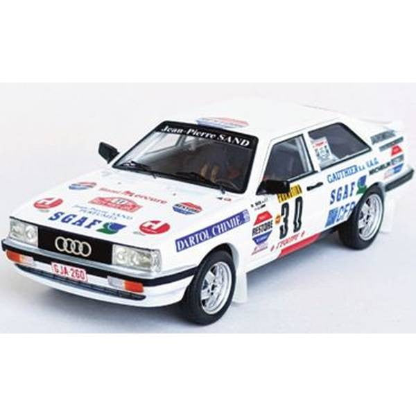 【予約安心出荷】[MDL] 1/43 アウディ クーペ クワトロ 1987年 ラリーモンテカルロ #30 Pierre Bos/Jean-Claude Leuvrey 完成品 ミニカー(dsn311) Trofeu(トロフュー)(2025年9月)