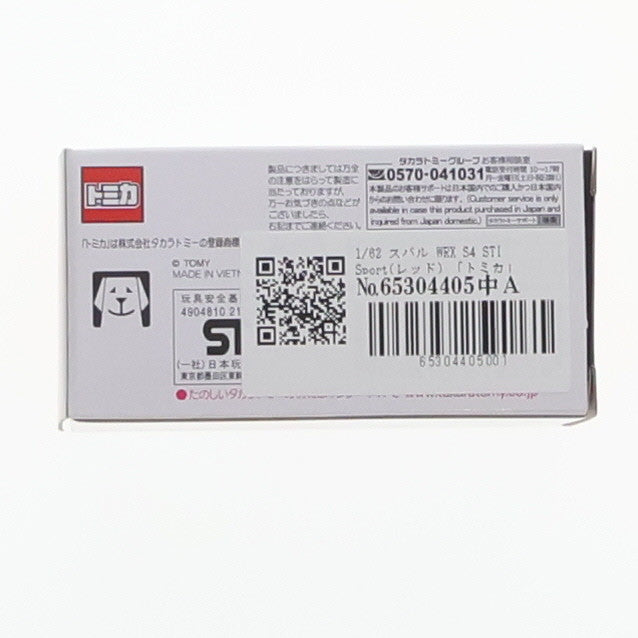 【中古即納】[MDL] トミカショップ限定 トミカ 1/62 トミカショップオリジナル スバル WRX S4 STI Sport(レッド) 完成品 ミニカー タカラトミー(20220215)