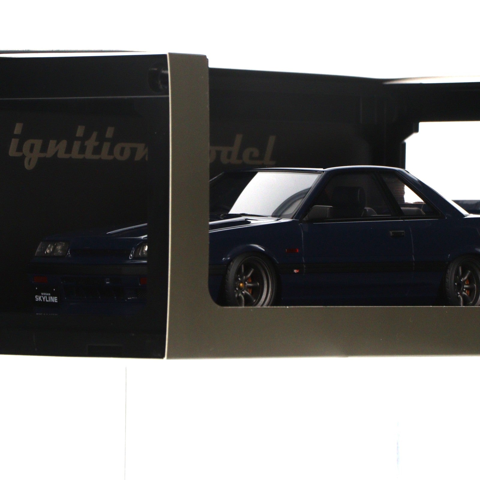 【中古即納】[MDL] 1/18 Nissan Skyline(ニッサン スカイライン) GTS-R(R31)(ブルーブラック) 完成品 ミニカー(IG3509) ignition model(イグニッションモデル)(20240915)