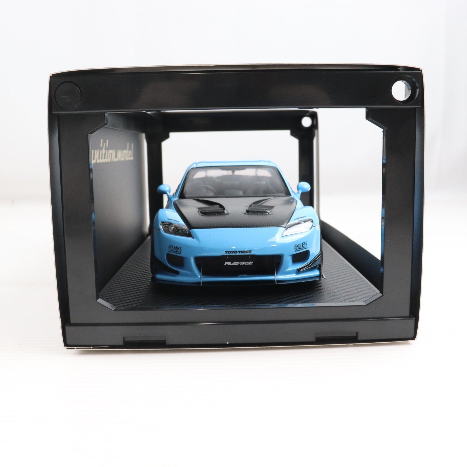 【中古即納】[MDL] 1/18 Mazda RX-8(SE3P) RE Amemiya(ライトブルー) 完成品 ミニカー(IG3178) ignition model(イグニッションモデル)(20240420)