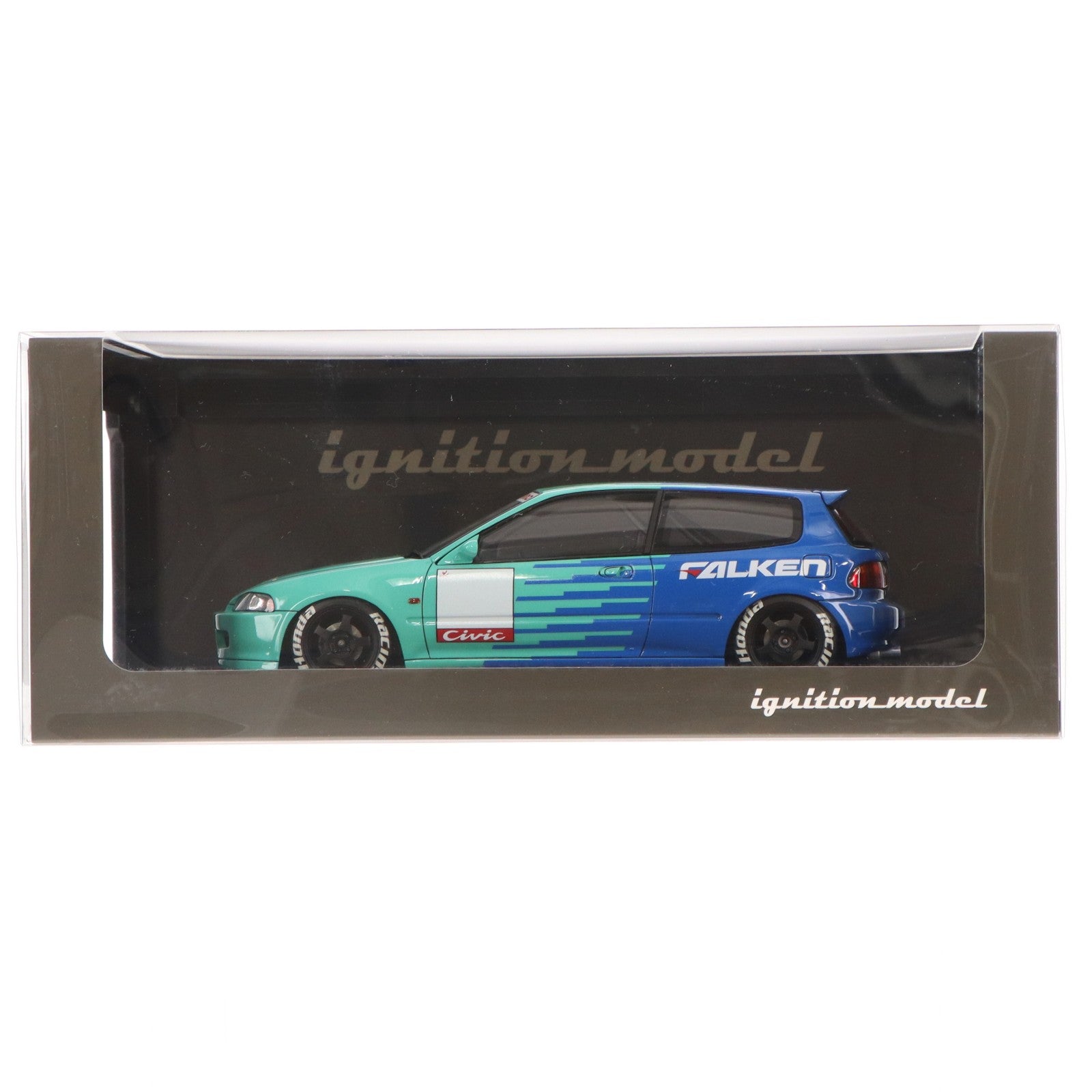 【中古即納】[MDL] 1/18 Honda CIVIC(シビック) EG6(ブルー) 完成品 ミニカー(IG3049) ignition model(イグニッションモデル)(20240420)