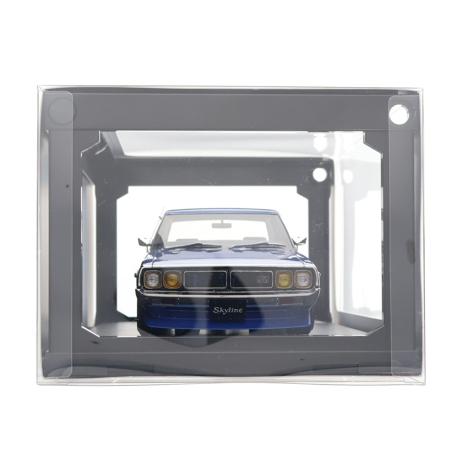 【中古即納】[MDL] 1/18 Nissan Skyline 2000 GT-X (GC110) Blue Metallic 完成品 ミニカー(IG3272) ignition model(イグニッションモデル)(20240519)