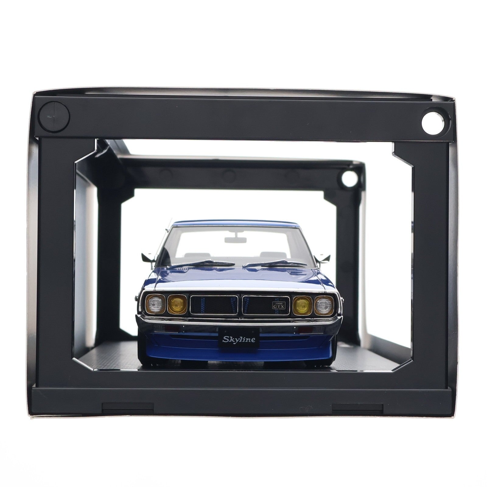 【中古即納】[MDL] 1/18 Nissan Skyline 2000 GT-X (GC110) Blue Metallic 完成品 ミニカー(IG3272) ignition model(イグニッションモデル)(20240519)