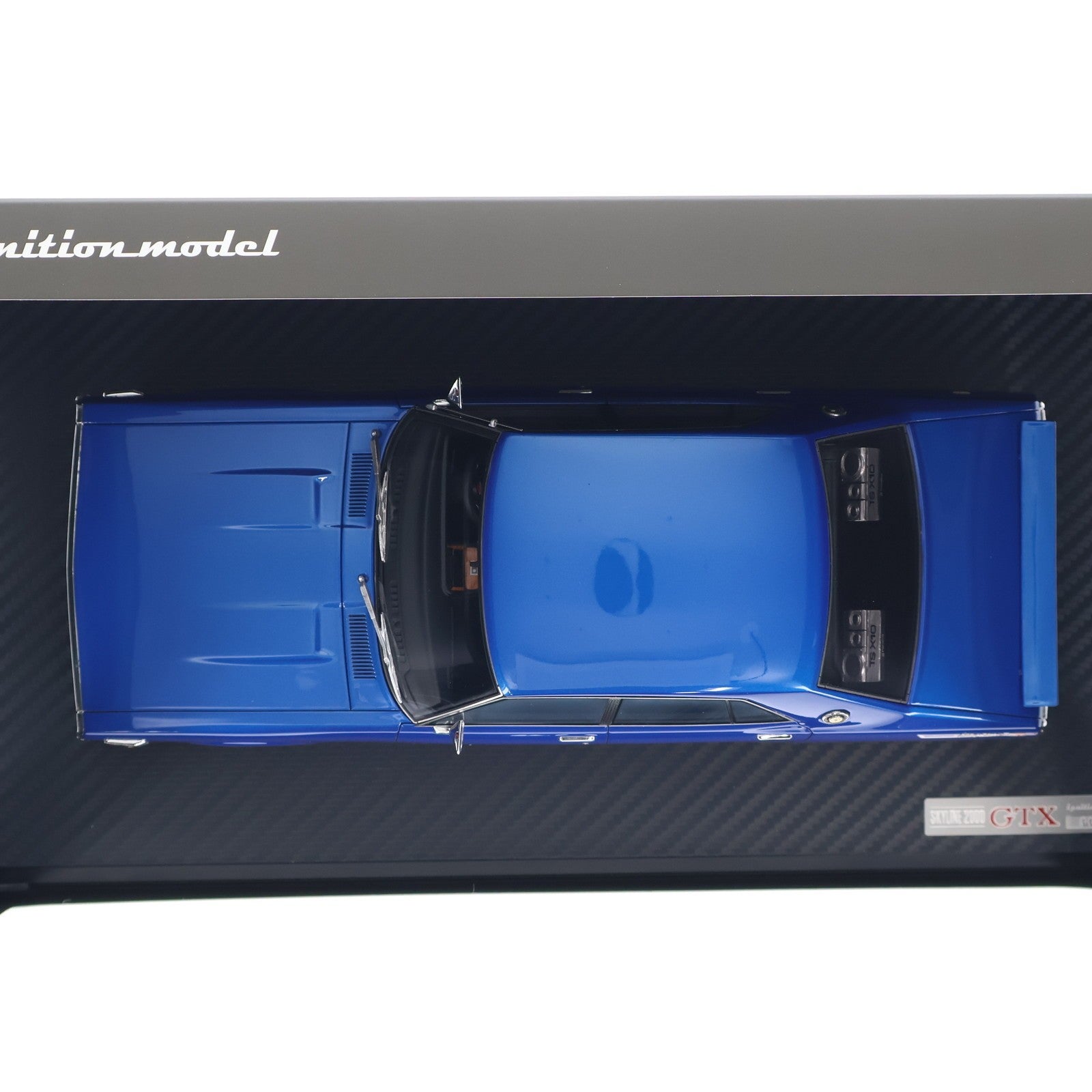 【中古即納】[MDL] 1/18 Nissan Skyline 2000 GT-X (GC110) Blue Metallic 完成品 ミニカー(IG3272) ignition model(イグニッションモデル)(20240519)