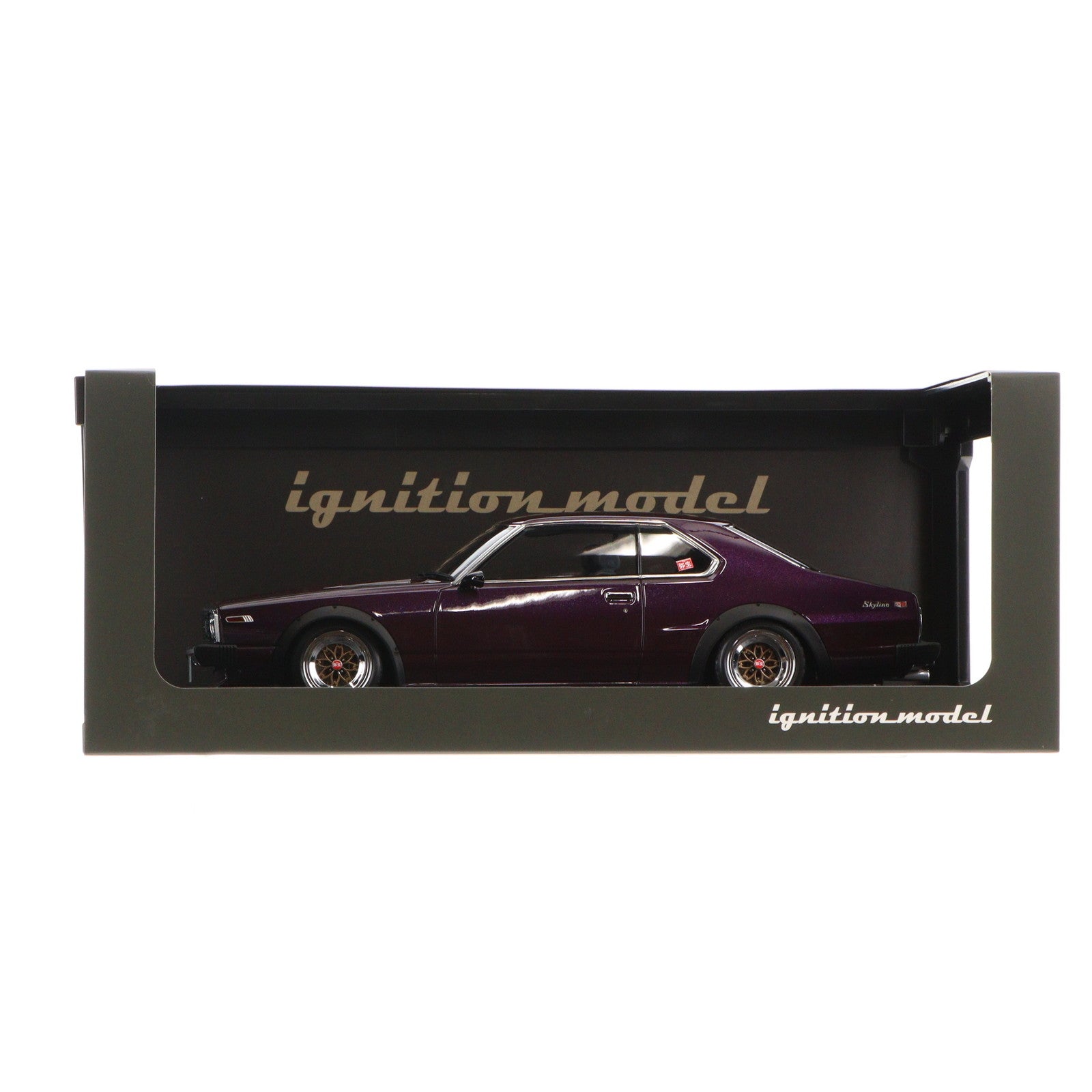 【中古即納】[MDL] 1/18 Nissan Skyline 2000 GT-ES (C210) Purple 完成品 ミニカー(IG3232) ignition model(イグニッションモデル)(20231019)