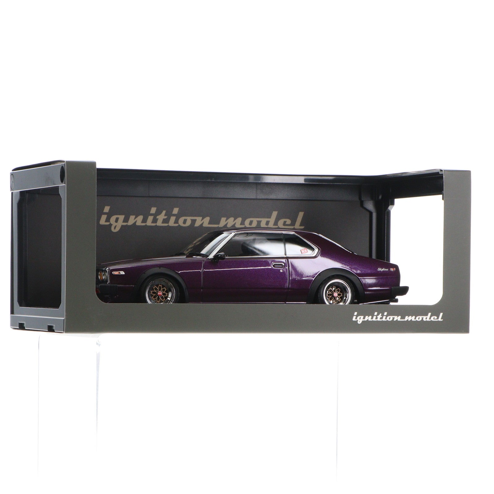 【中古即納】[MDL] 1/18 Nissan Skyline 2000 GT-ES (C210) Purple 完成品 ミニカー(IG3232) ignition model(イグニッションモデル)(20231019)