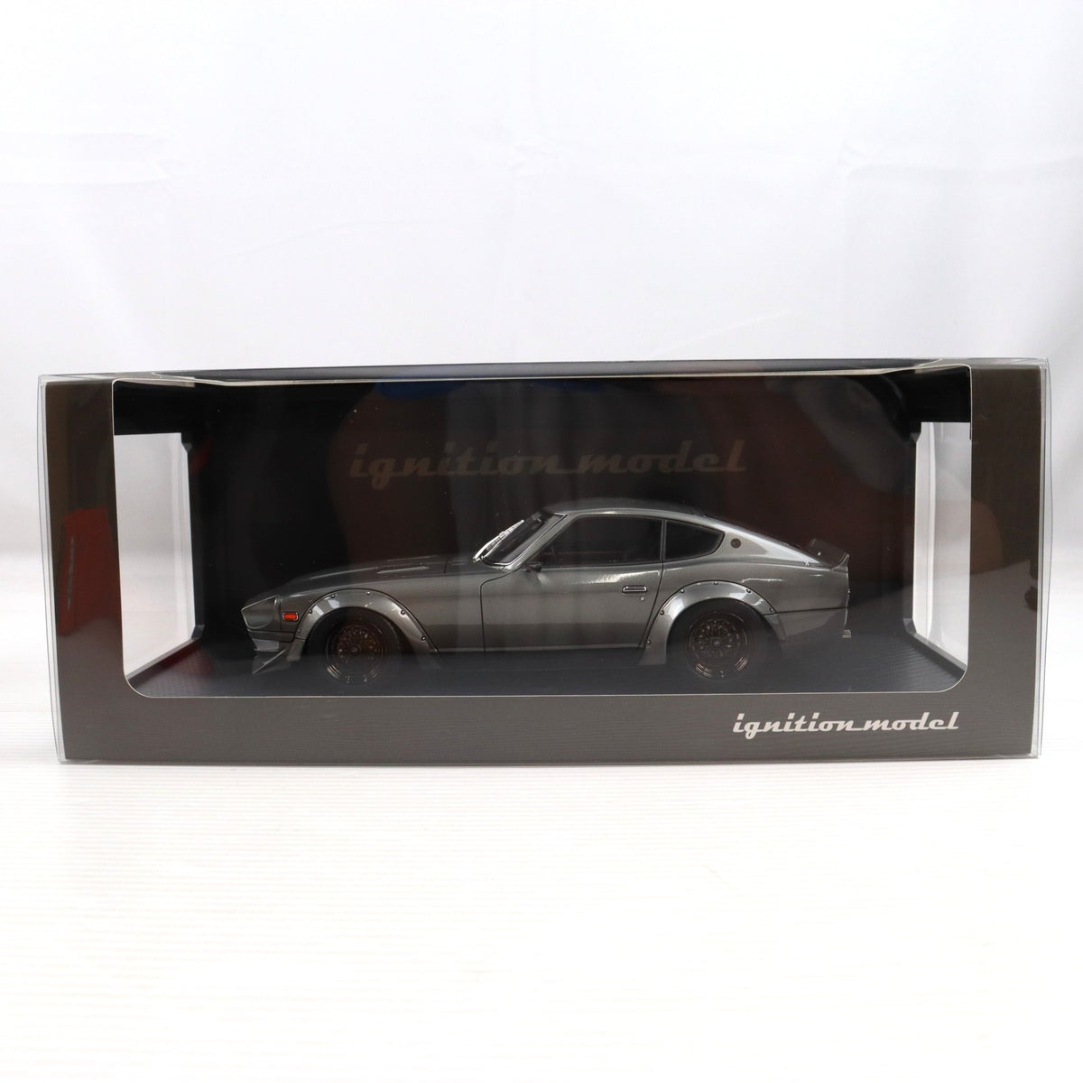 【中古即納】[MDL] 1/18 Nissan Fairlady Z(フェアレディZ)(S30) STAR ROAD(ガンメタリック) 完成品 ミニカー(IG3112) ignition model(イグニッションモデル)(20240823)