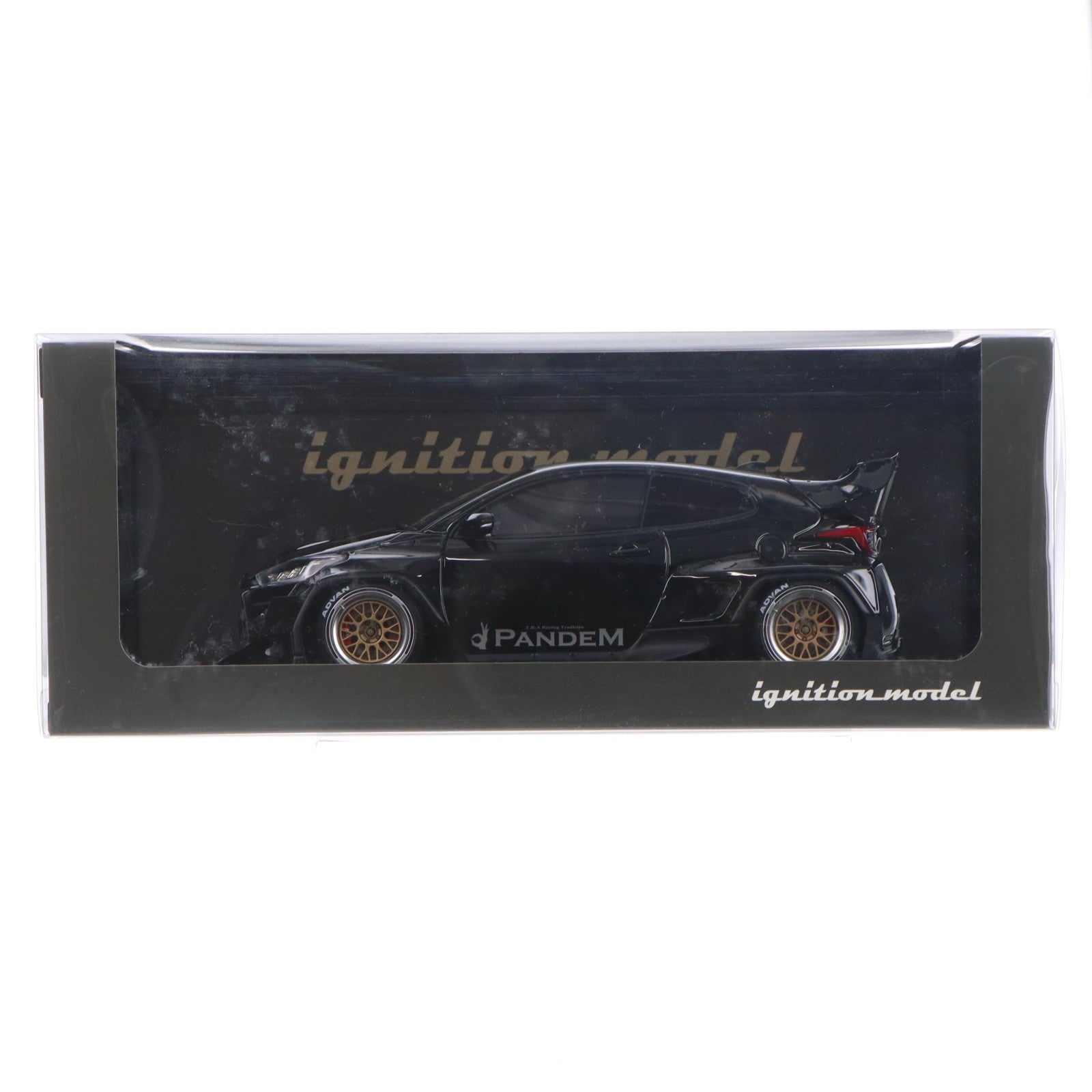 【中古即納】[MDL] 1/18 PANDEM GR YARIS(ヤリス) 4BA(ブラック) 完成品 ミニカー(IG2901) ignition model(イグニッションモデル)(20230723)