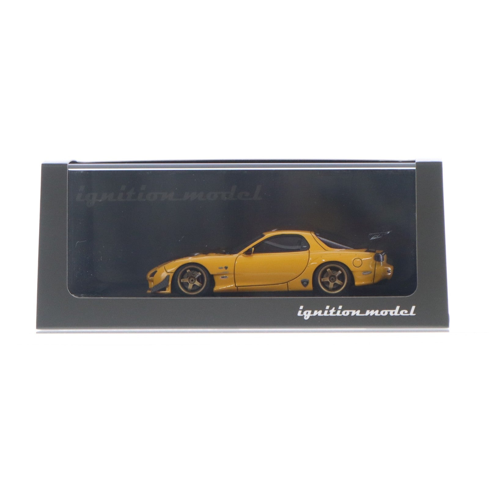 【中古即納】[MDL] 1/43 FEED RX-7 (FD3S) Yellow 完成品 ミニカー(IG2184) ignition model(イグニッションモデル)(20210917)