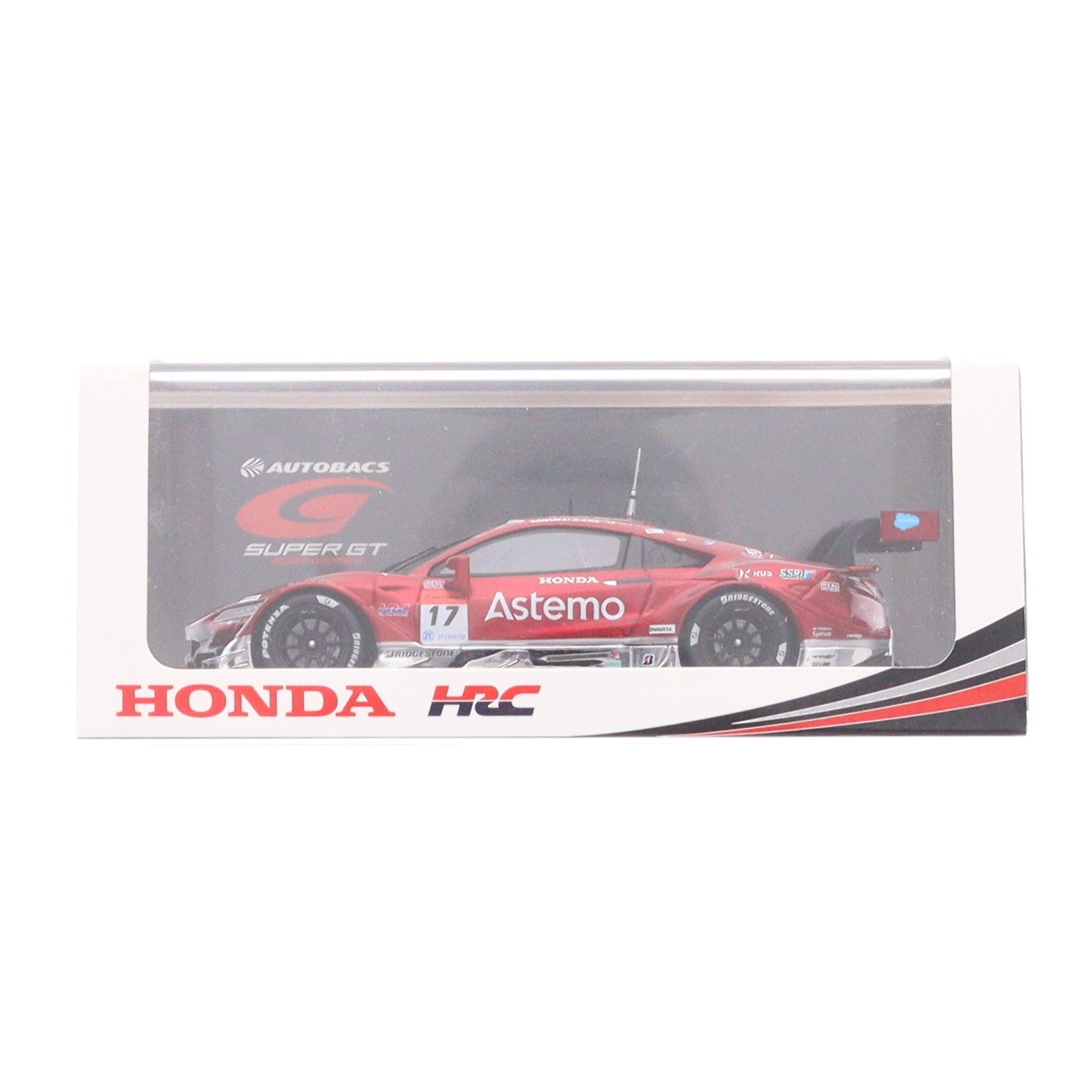 【中古即納】[MDL] 1/43 Astemo NSX-GT #17 Astemo REAL RACING GT500 SUPER GT 2022 Koudai Tsukakoshi - Nobuharu Matsushita 完成品 ミニカー(SGT026) SPARK(スパーク)(20240426)