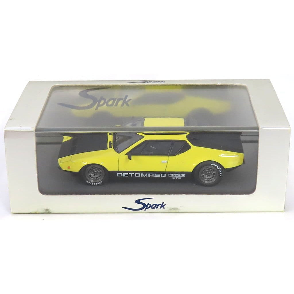 【中古即納】[MDL] 1/43 De Tomaso Pantera GTS 1972(イエロー) 完成品 ミニカー(S0532) SPARK(スパーク)(19991231)