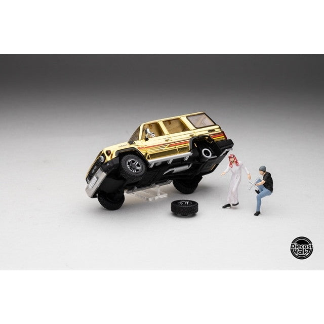 【新品即納】[MDL] 1/64 トヨタ ランドクルーザー 70 アラブ仕様 Gold Edition DiecastTalk特注品 完成品 ミニカー(DTGSPC8) Gaincorp Products(ゲインコーププロダクツ)(20250831)