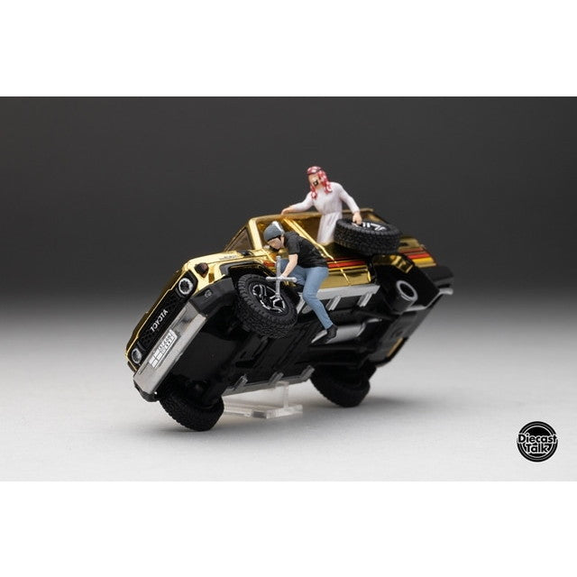 【新品即納】[MDL] 1/64 トヨタ ランドクルーザー 70 アラブ仕様 Gold Edition DiecastTalk特注品 完成品 ミニカー(DTGSPC8) Gaincorp Products(ゲインコーププロダクツ)(20250831)