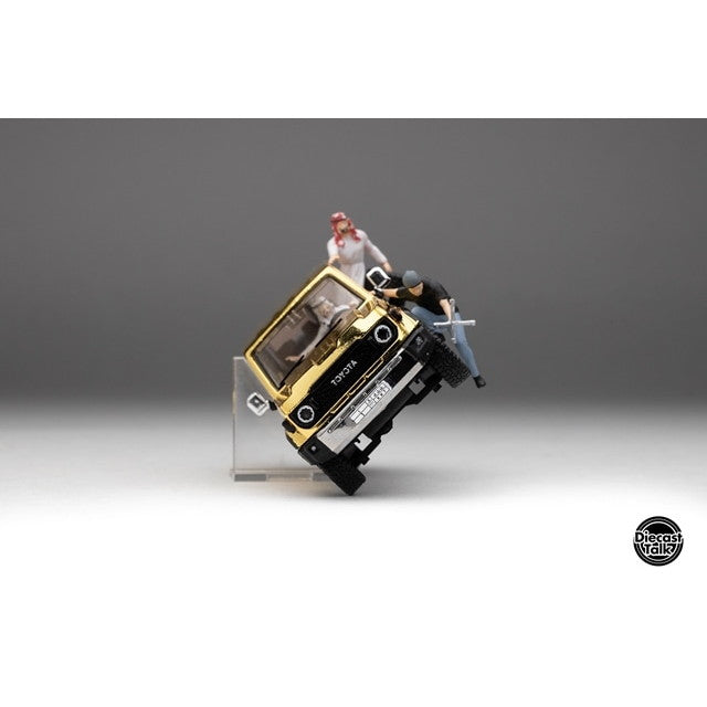 【新品即納】[MDL] 1/64 トヨタ ランドクルーザー 70 アラブ仕様 Gold Edition DiecastTalk特注品 完成品 ミニカー(DTGSPC8) Gaincorp Products(ゲインコーププロダクツ)(20250831)