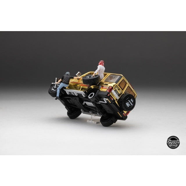 【新品即納】[MDL] 1/64 トヨタ ランドクルーザー 70 アラブ仕様 Gold Edition DiecastTalk特注品 完成品 ミニカー(DTGSPC8) Gaincorp Products(ゲインコーププロダクツ)(20250831)