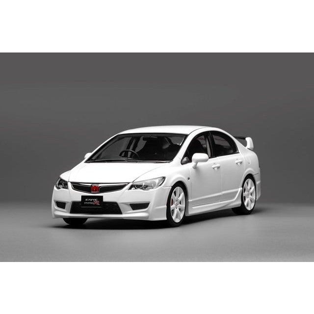 【新品即納】[MDL] 1/18 Honda Civic Type(ホンダ シビック タイプ) R(FD2) 2007 後期Ver. プレミアムホワイトパール 完成品 ミニカー(M85404) MOTORHELIX(モーターヘリックス)(20250809)