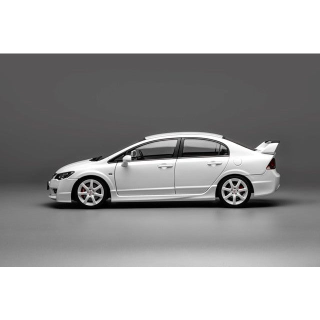 【新品即納】[MDL] 1/18 Honda Civic Type(ホンダ シビック タイプ) R(FD2) 2007 後期Ver. プレミアムホワイトパール 完成品 ミニカー(M85404) MOTORHELIX(モーターヘリックス)(20250809)