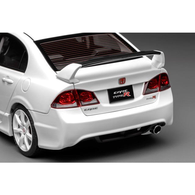 【新品即納】[MDL] 1/18 Honda Civic Type(ホンダ シビック タイプ) R(FD2) 2007 後期Ver. プレミアムホワイトパール 完成品 ミニカー(M85404) MOTORHELIX(モーターヘリックス)(20250809)