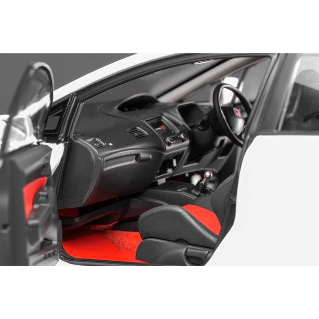 【新品即納】[MDL] 1/18 Honda Civic Type(ホンダ シビック タイプ) R(FD2) 2007 後期Ver. プレミアムホワイトパール 完成品 ミニカー(M85404) MOTORHELIX(モーターヘリックス)(20250809)