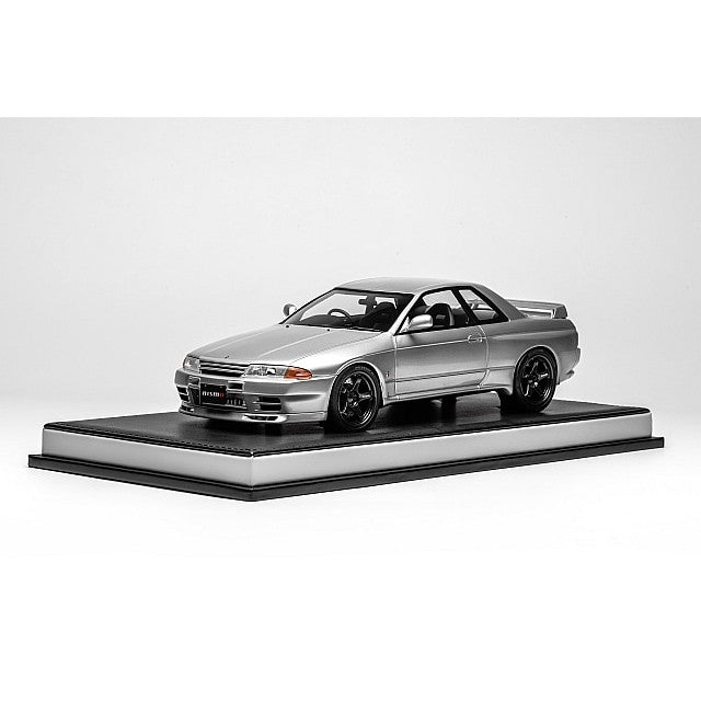 【新品即納】[MDL] 1/18 NISSAN Skyline(スカイライン) GT-R(R32) Customized Version Silver(シルバー) 完成品 ミニカー(MH027SR) MOTORHELIX(モーターヘリックス)(20250831)