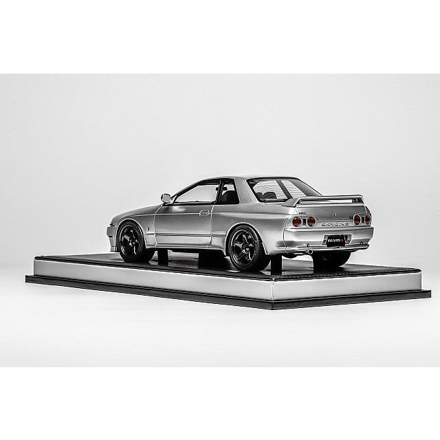 【新品即納】[MDL] 1/18 NISSAN Skyline(スカイライン) GT-R(R32) Customized Version Silver(シルバー) 完成品 ミニカー(MH027SR) MOTORHELIX(モーターヘリックス)(20250831)