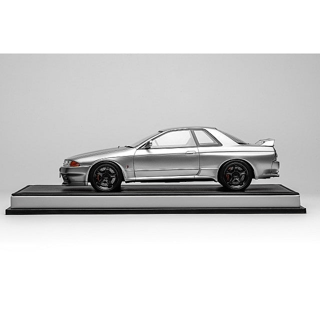 【新品即納】[MDL] 1/18 NISSAN Skyline(スカイライン) GT-R(R32) Customized Version Silver(シルバー) 完成品 ミニカー(MH027SR) MOTORHELIX(モーターヘリックス)(20250831)