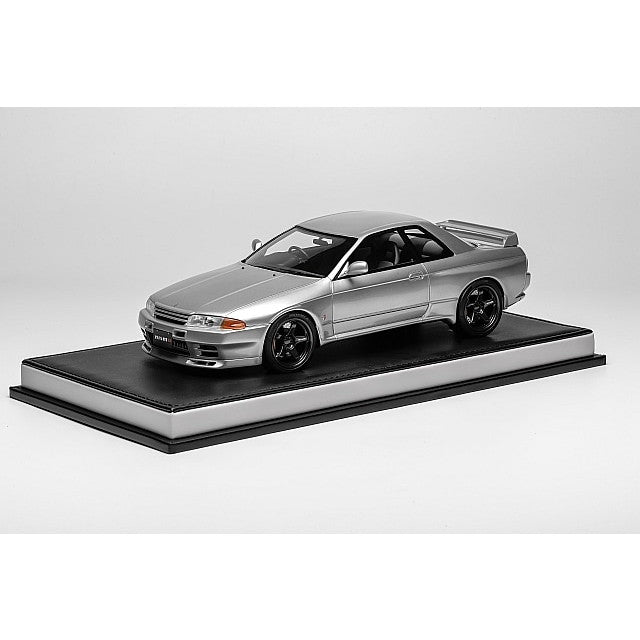 【新品即納】[MDL] 1/18 NISSAN Skyline(スカイライン) GT-R(R32) Customized Version Silver(シルバー) 完成品 ミニカー(MH027SR) MOTORHELIX(モーターヘリックス)(20250831)