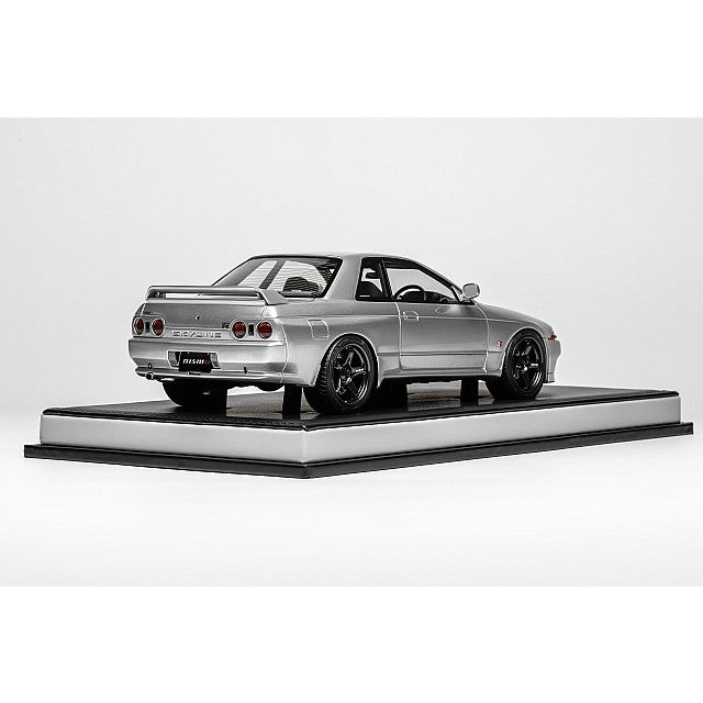 【新品即納】[MDL] 1/18 NISSAN Skyline(スカイライン) GT-R(R32) Customized Version Silver(シルバー) 完成品 ミニカー(MH027SR) MOTORHELIX(モーターヘリックス)(20250831)