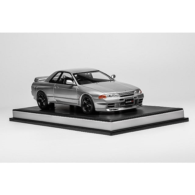 【新品即納】[MDL] 1/18 NISSAN Skyline(スカイライン) GT-R(R32) Customized Version Silver(シルバー) 完成品 ミニカー(MH027SR) MOTORHELIX(モーターヘリックス)(20250831)