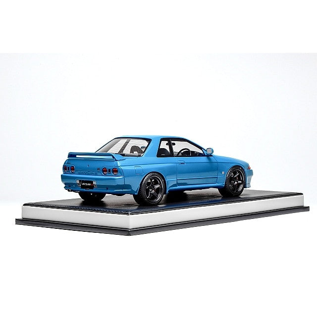 【新品即納】[MDL] 1/18 NISSAN Skyline(スカイライン) GT-R(R32) Customized Version Cyan Blue(シアンブルー) 完成品 ミニカー(MH029CB) MOTORHELIX(モーターヘリックス)(20250831)