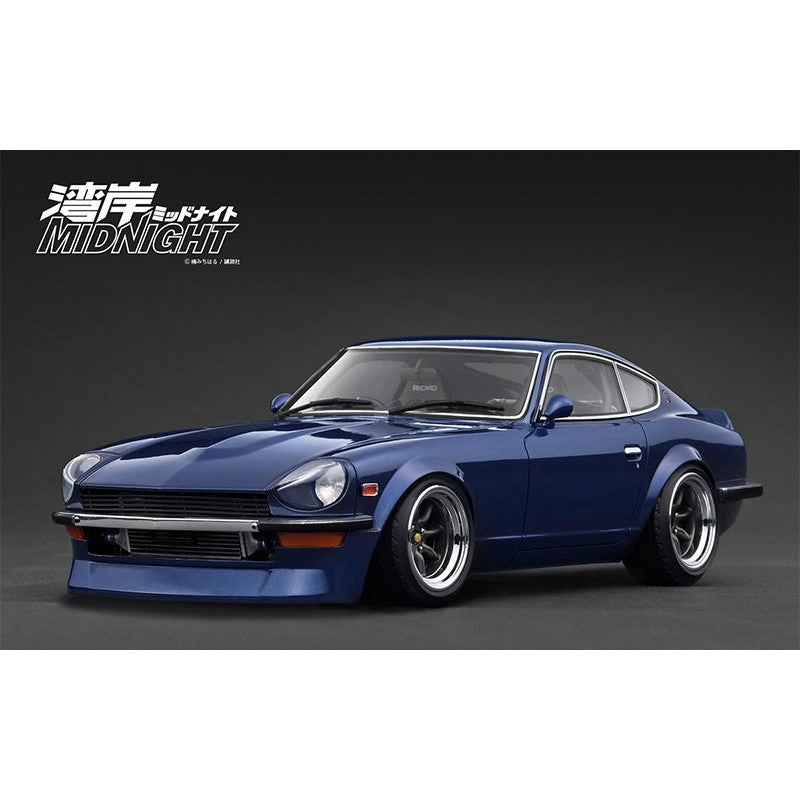 【予約安心出荷】[MDL] 1/18 NISSAN Fairlady Z(フェアレディZ) (S30) Blue(ブルー) 湾岸MIDNIGHT Devil's Z 完成品 ミニカー(IG3592) ignition model(イグニッションモデル)(2025年12月)