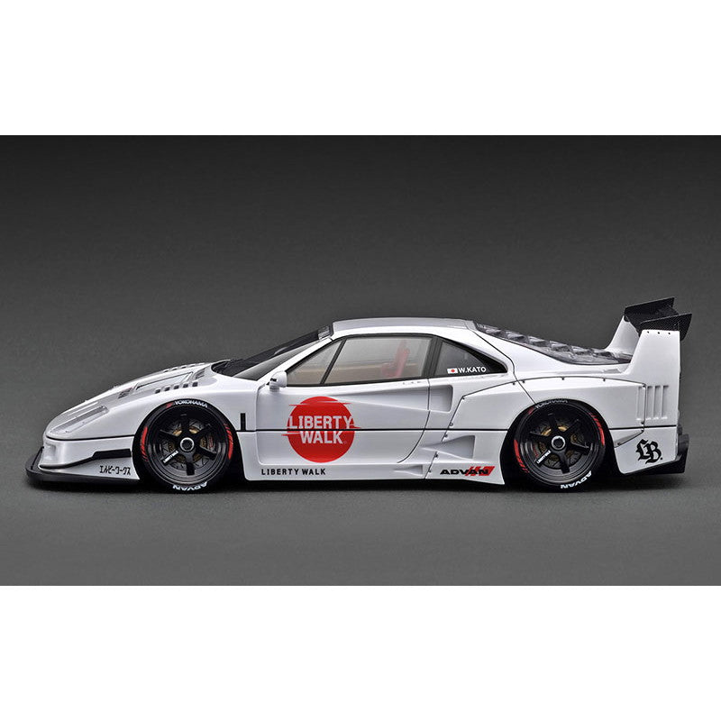 【予約安心出荷】[MDL] 1/18 LB-WORKS 40 White(ホワイト) 完成品 ミニカー(IG3752) ignition model(イグニッションモデル)(2025年12月)