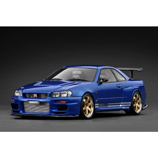 【予約安心出荷】[MDL] 1/18 TOP SECRET 34GT-R (BNR34) Blue Metallic(ブルーメタリック) 完成品 ミニカー(IG3848) ignition model(イグニッションモデル)(2025年11月)