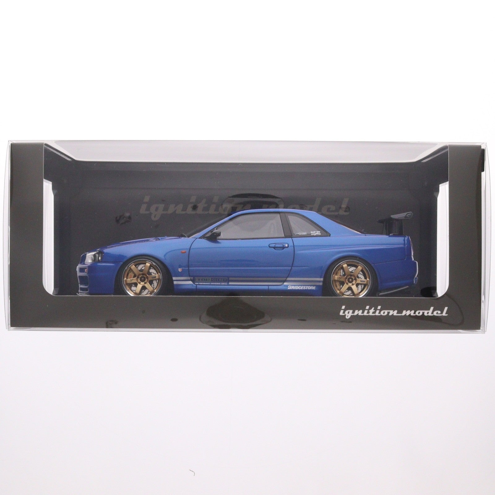 【中古即納】[MDL] 1/18 TOP SECRET 34GT-R (BNR34) Blue Metallic(ブルーメタリック) 完成品 ミニカー(IG3848) ignition model(イグニッションモデル)(20251130)