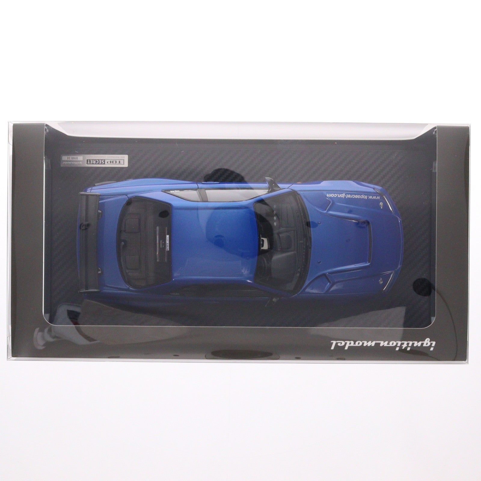 【中古即納】[MDL] 1/18 TOP SECRET 34GT-R (BNR34) Blue Metallic(ブルーメタリック) 完成品 ミニカー(IG3848) ignition model(イグニッションモデル)(20251130)
