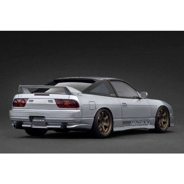 【予約安心出荷】[MDL] 1/18 Nissan 180SX TYPE X (RPS13) Silver(シルバー) 完成品 ミニカー(IG3761) ignition model(イグニッションモデル)(2025年11月)