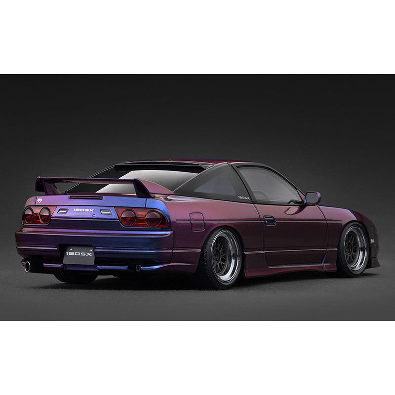 【予約安心出荷】[MDL] 1/18 Nissan 180SX TYPE X (RPS13) Purple Metallic(パープルメタリック) 完成品 ミニカー(IG3762) ignition model(イグニッションモデル)(2025年11月)
