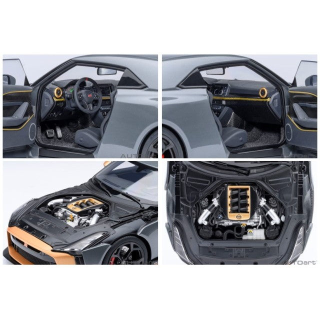 【予約安心出荷】[MDL] オートアート・コンポジットダイキャストモデル 1/18 NISSAN GT-R50 by ITALDESIGN(グレー/ゴールド) 完成品 ミニカー(77510) AUTOart(オートアート)(2025年8月)