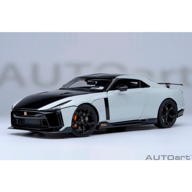 【予約安心出荷】[MDL] オートアート・コンポジットダイキャストモデル 1/18 NISSAN GT-R50 by ITALDESIGN(メタリック・ホワイト/ブラック) 完成品 ミニカー(77511) AUTOart(オートアート)(2025年8月)