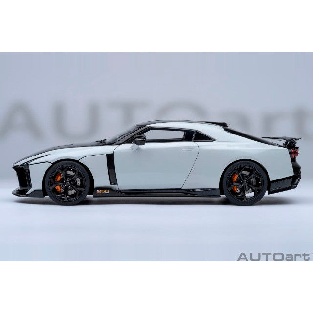 【予約安心出荷】[MDL] オートアート・コンポジットダイキャストモデル 1/18 NISSAN GT-R50 by ITALDESIGN(メタリック・ホワイト/ブラック) 完成品 ミニカー(77511) AUTOart(オートアート)(2025年8月)