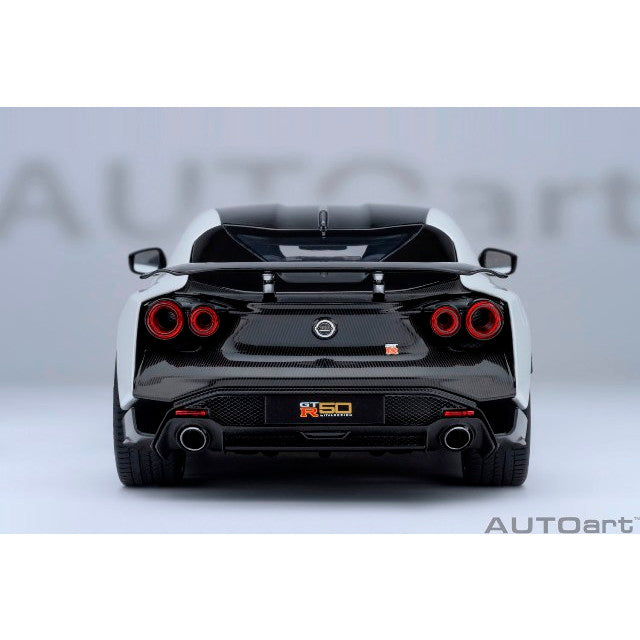 【予約安心出荷】[MDL] オートアート・コンポジットダイキャストモデル 1/18 NISSAN GT-R50 by ITALDESIGN(メタリック・ホワイト/ブラック) 完成品 ミニカー(77511) AUTOart(オートアート)(2025年8月)