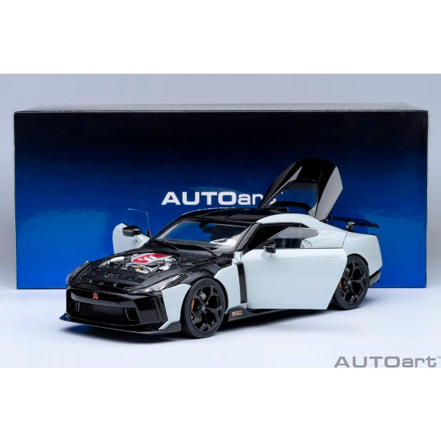 【予約安心出荷】[MDL] オートアート・コンポジットダイキャストモデル 1/18 NISSAN GT-R50 by ITALDESIGN(メタリック・ホワイト/ブラック) 完成品 ミニカー(77511) AUTOart(オートアート)(2025年8月)