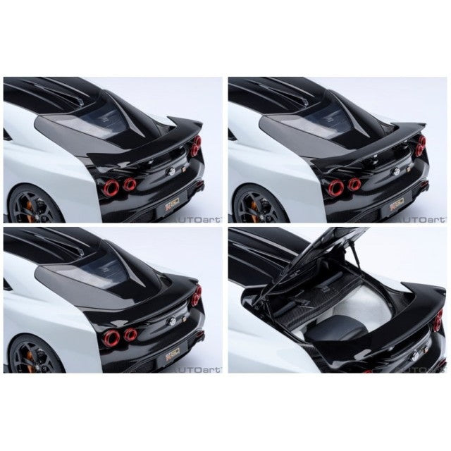 【予約安心出荷】[MDL] オートアート・コンポジットダイキャストモデル 1/18 NISSAN GT-R50 by ITALDESIGN(メタリック・ホワイト/ブラック) 完成品 ミニカー(77511) AUTOart(オートアート)(2025年8月)