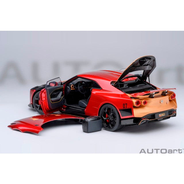 【予約安心出荷】[MDL] オートアート・コンポジットダイキャストモデル 1/18 NISSAN GT-R50 by ITALDESIGN(メタリック・レッド/ゴールド) 完成品 ミニカー(77514) AUTOart(オートアート)(2025年8月)