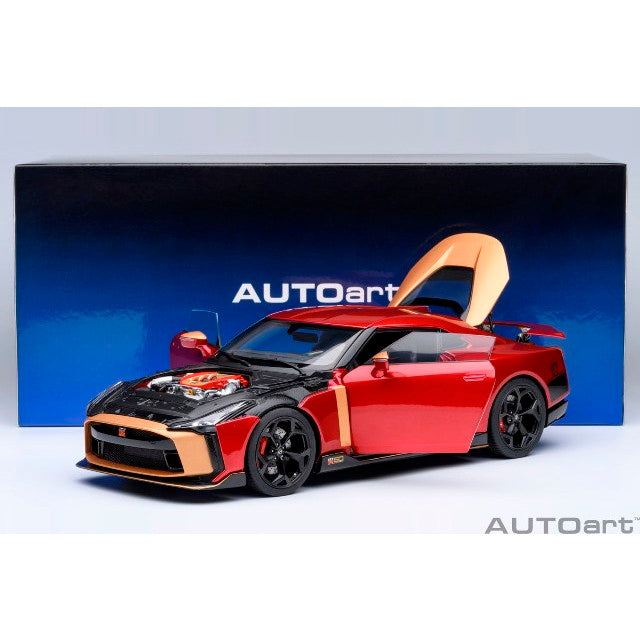 【予約安心出荷】[MDL] オートアート・コンポジットダイキャストモデル 1/18 NISSAN GT-R50 by ITALDESIGN(メタリック・レッド/ゴールド) 完成品 ミニカー(77514) AUTOart(オートアート)(2025年8月)