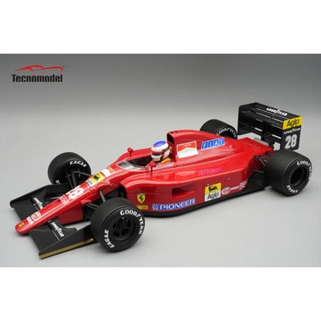 【予約安心出荷】[MDL] 1/18 フェラーリ 642 F1 イギリスGP 1991 Jean Alesi(ジャン・アレジ) レインタイヤ車 ドライバーフィギュア付き 完成品 ミニカー(TMD18-335A) Tecnomodel(テクノモデル)(2026年1月)